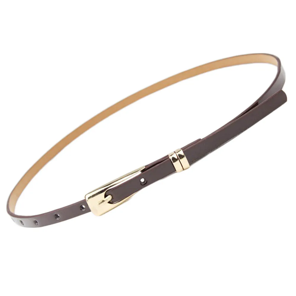 Женский тонкий ремень в Корейском стиле пояс карамельных цветов весна лето