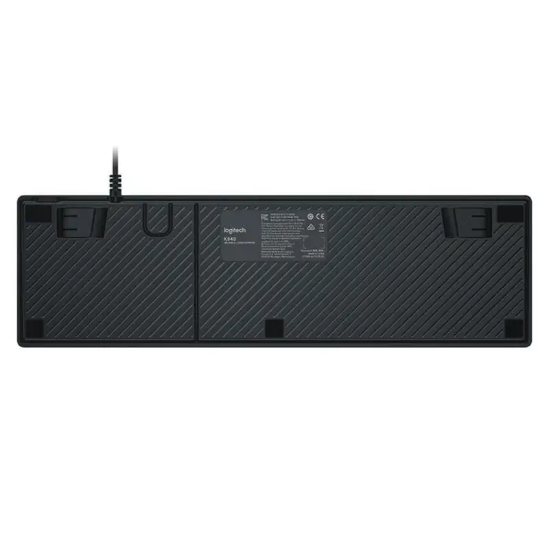 Ограниченное по доступной цене! новые продукты logitech K840 профессиональный кабель игровой алюминиевый механическая клавиатура Genius