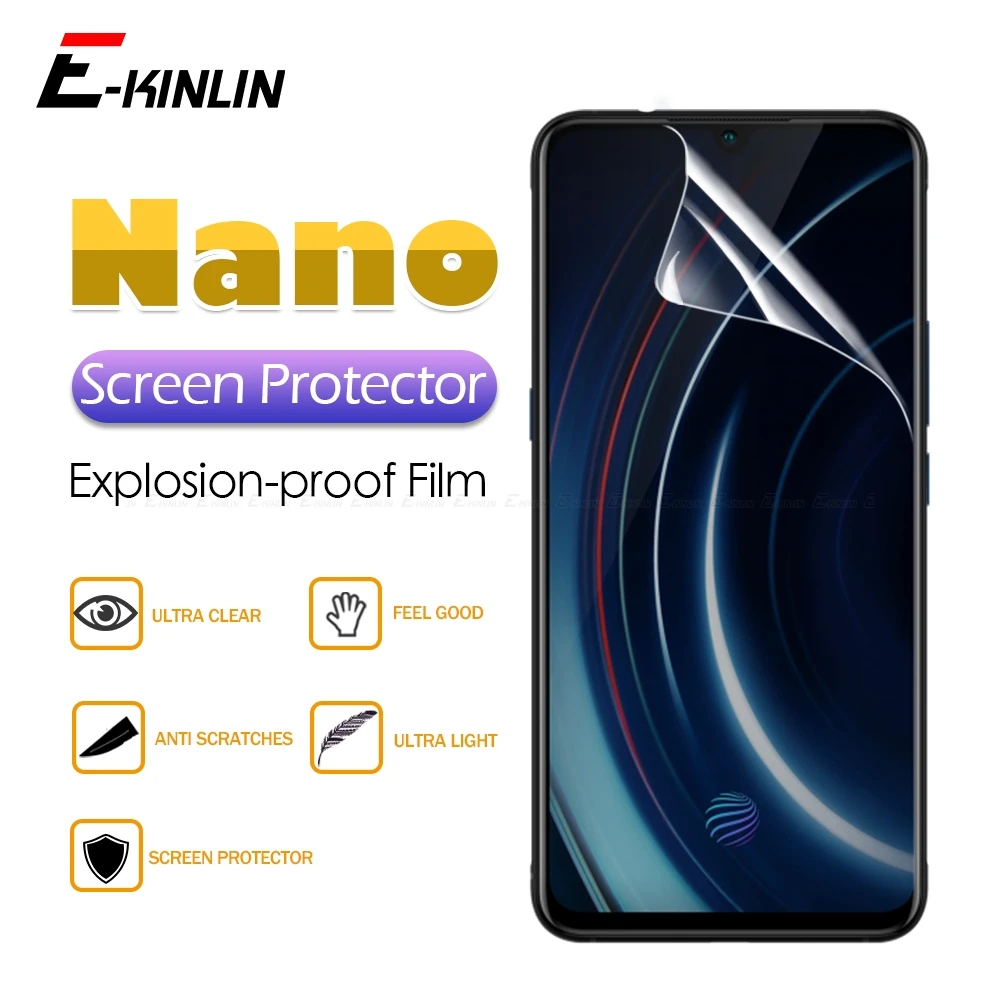 

Clear Screen Protector Soft Nano Anti Explosion Protective Film For Vivo V17 V15 V11i V11 Neo Pro Global V9 Youth
