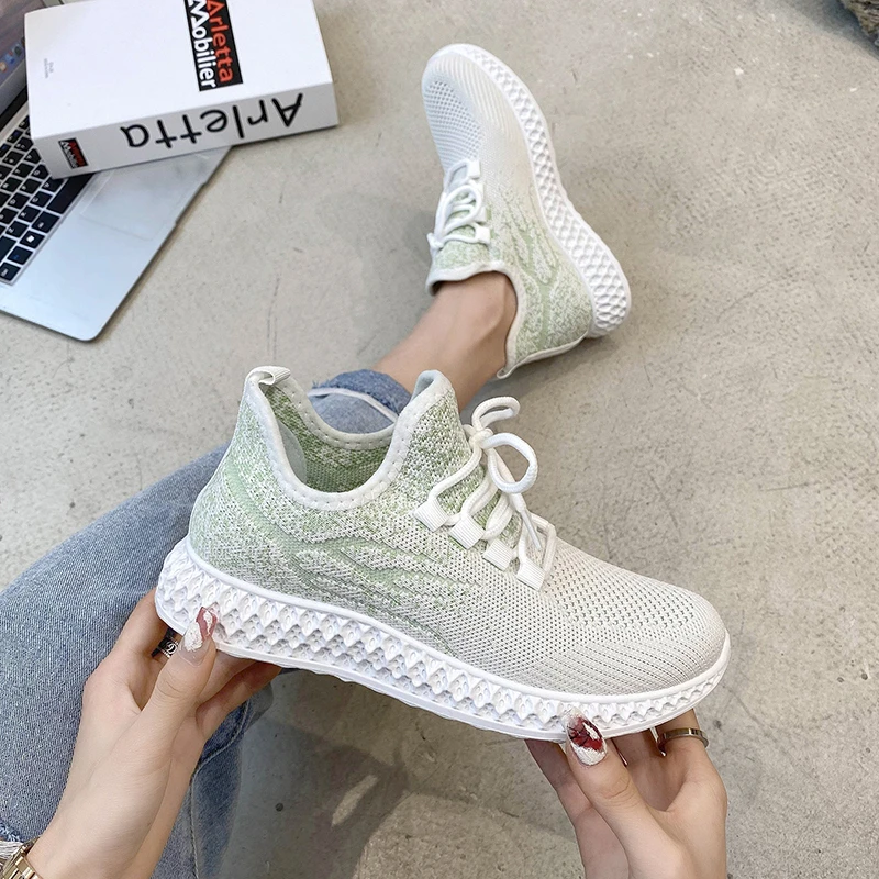 

Women's Sneakers Spring Ladies Flat Shoes Casual Women Vulcanized Women 2021 Summer Light Mesh Breathable Female Running Shoes