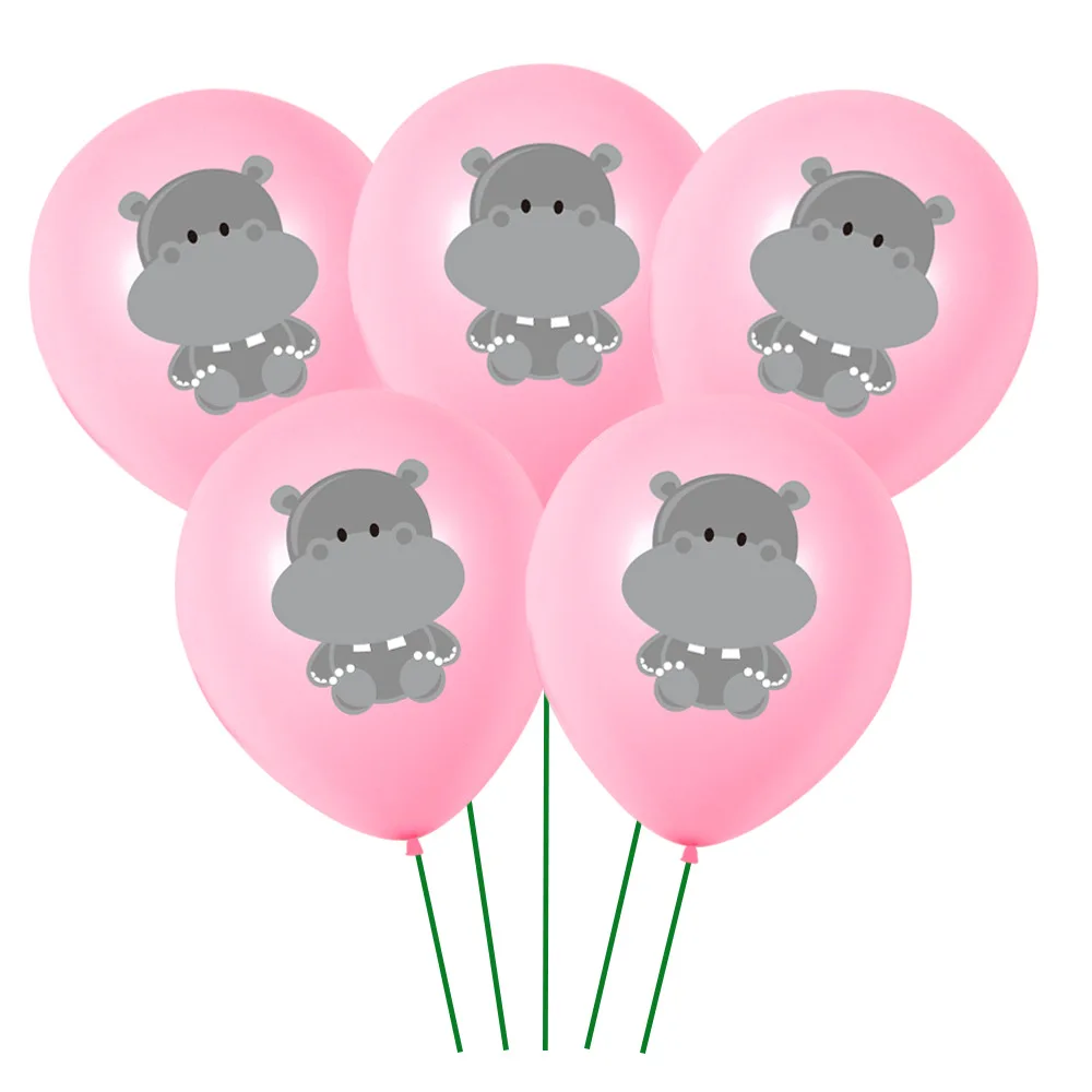 

10pcs Zoo Animal Latex Balloons Jungle Safari Party Supplies Lion Monkey Head Rabbit For Kids Baby Shower Cartoon Holiday Gift