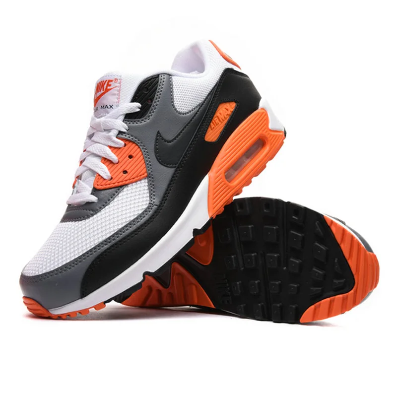 Оригинальные оригинальные мужские кроссовки NIKE AIR MAX 90, амортизация, Нескользящие, прочные, удобные, классические, для отдыха, для бега, 537384