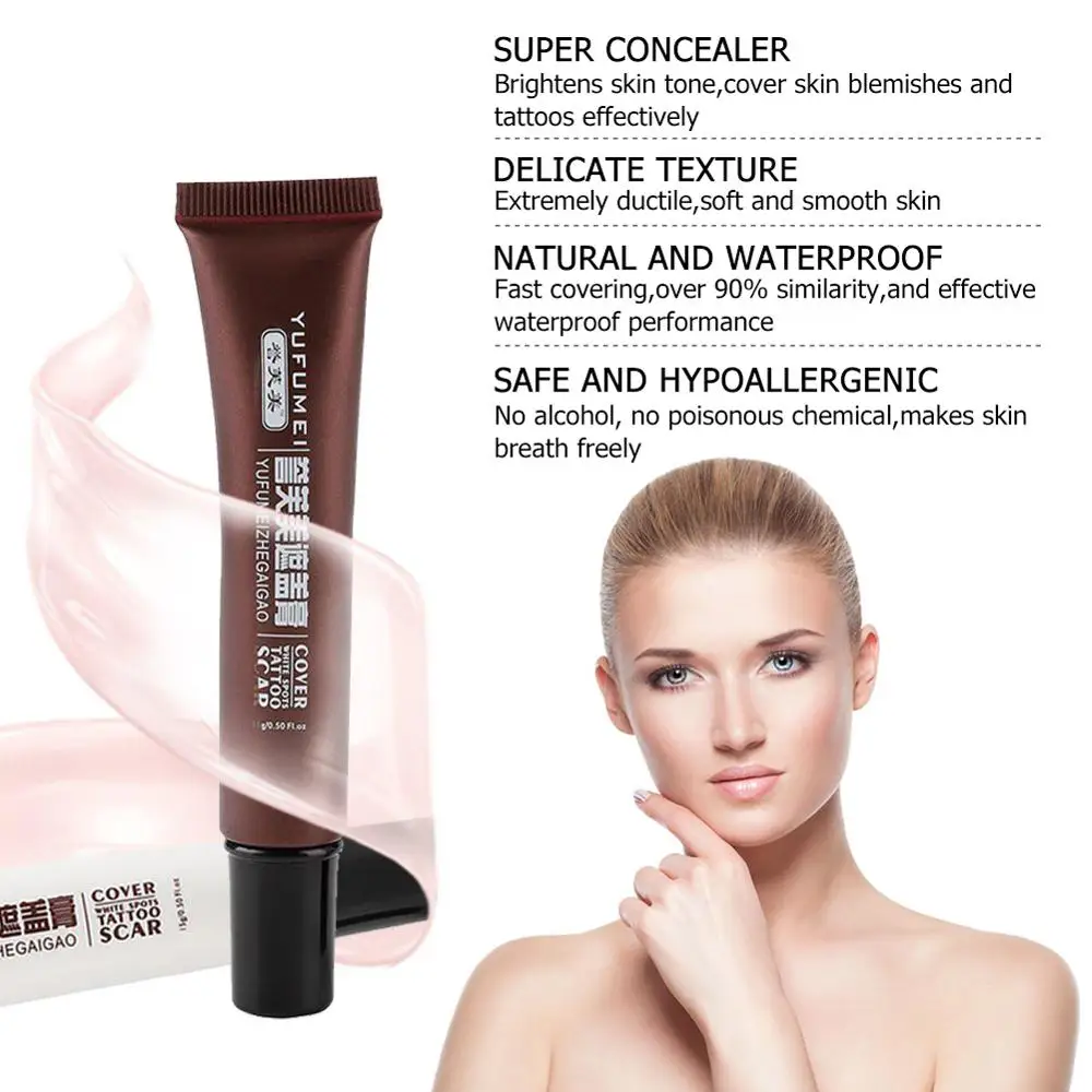 Консилер крем для макияжа водостойкая производительность полное покрытие тату