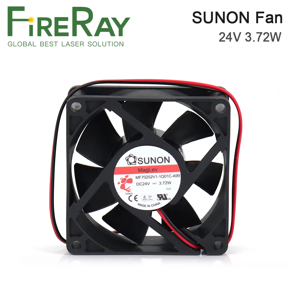 

FireRay SUNON Fan 24VDC 3.72W for Fiber/Co2 Laser Marking Machine