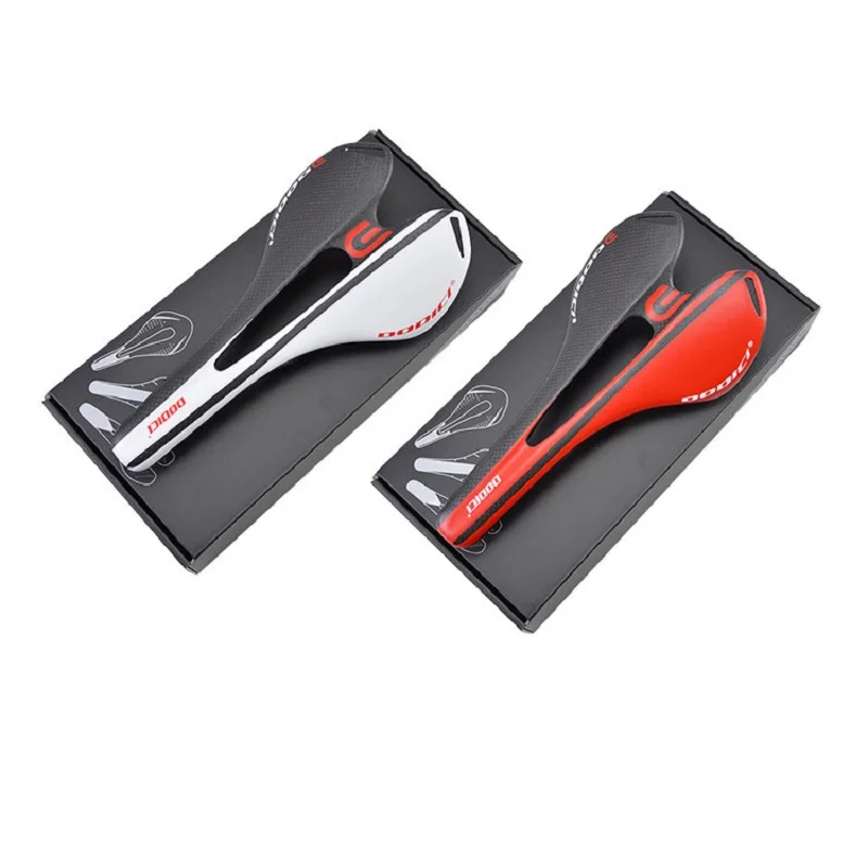 

DODICI New Carbon Saddle Road Mtb Bicycle Seat with 3K T700 Carbon Fiber Materials Super Light Free Shipping
