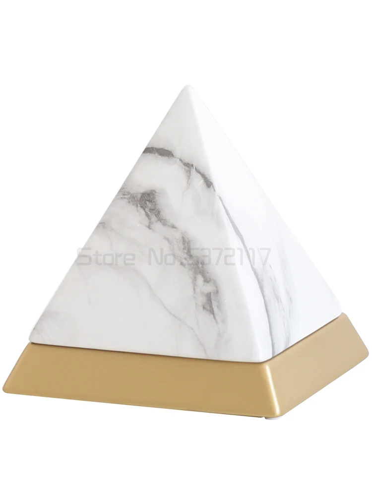 

Nordic modern creative geometric decoration living room porch light luxury decoration pyramid decoration office wine cabinet