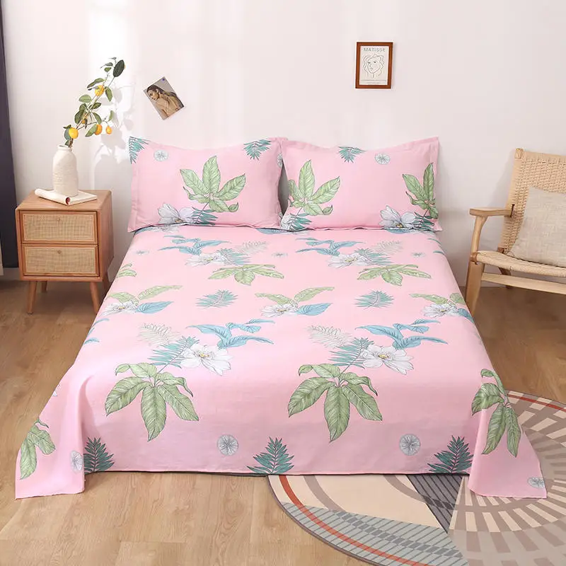 1 шт. плоский лист 100% хлопок Королевский размер цветочный принт для детей и