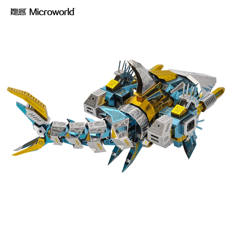 2020 Microworld набор моделей глубоководных акул DIY Лазерная вырезка головоломка модель