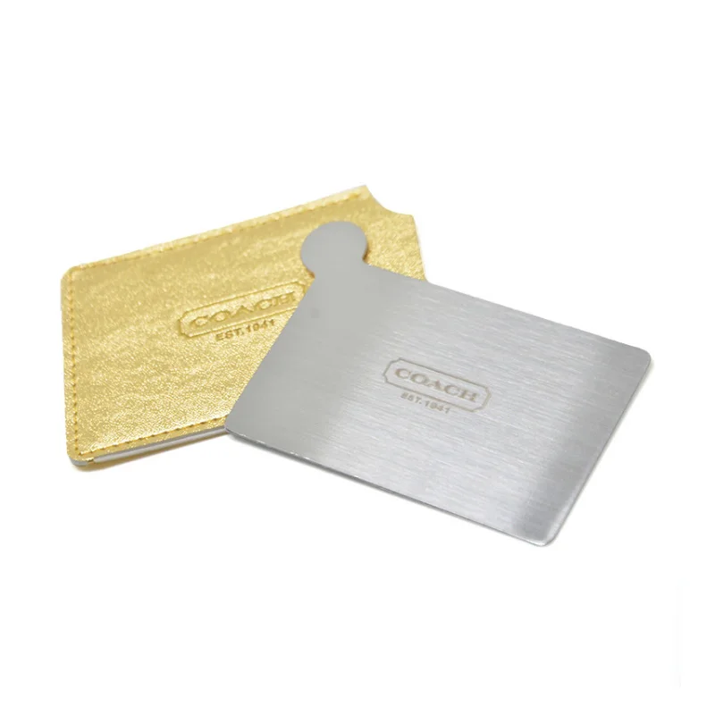 Косметическое Эфирное 1 шт. небьющееся зеркало для макияжа из нержавеющей стали