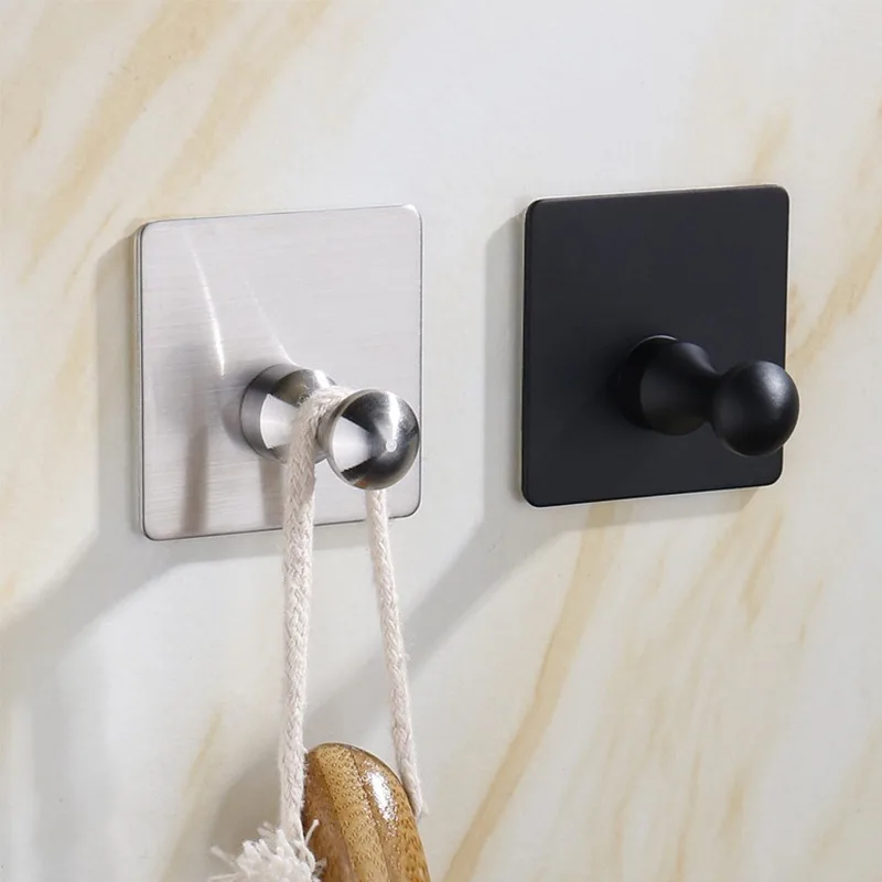 1 шт. высококачественный крючок из нержавеющей стали самоклеящиеся сумки для