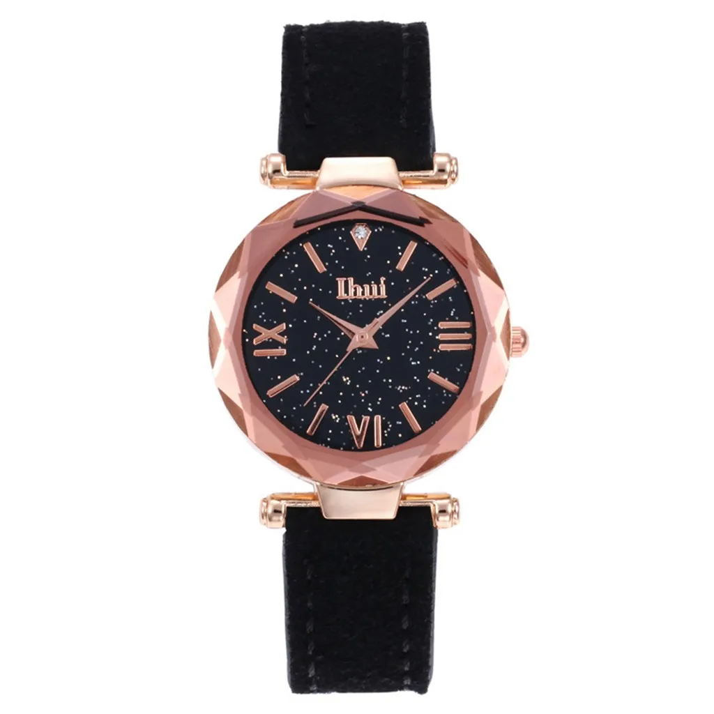 Reloj mujer наручные часы montres femmes унисекс со звездами маленькие точки матовые с