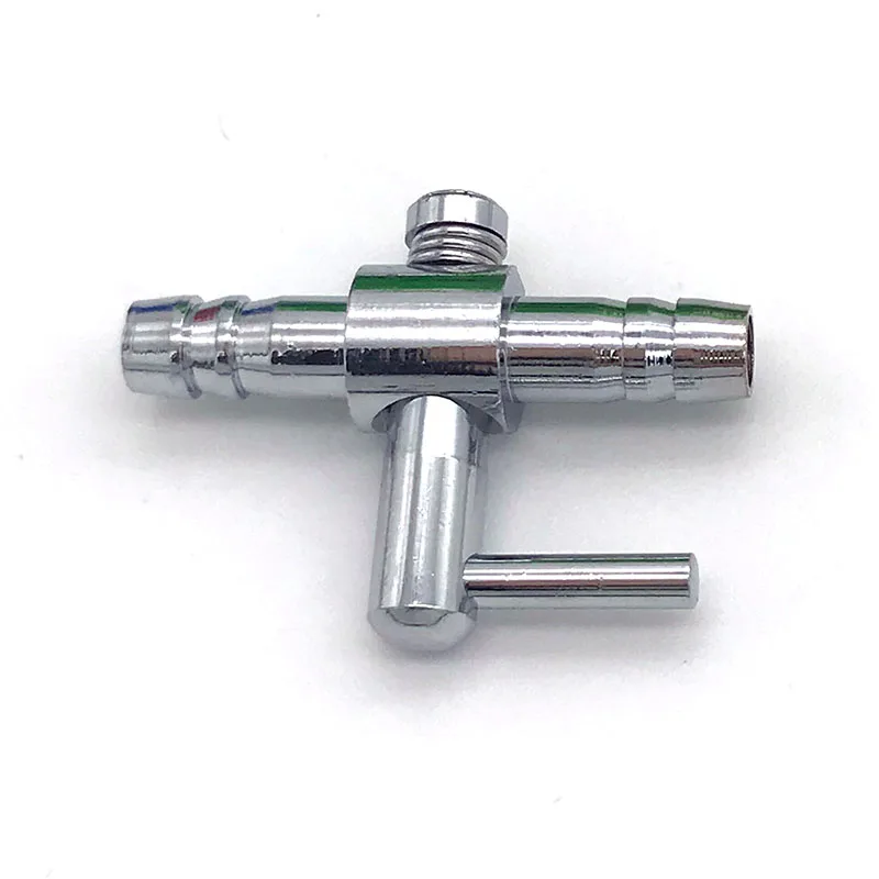 

1pcs 4mm Aquarium Tank Air Distributor Air Pump Air Flow Tube Pipe Line Stainless Steel Control Valve Air Pump Accessories