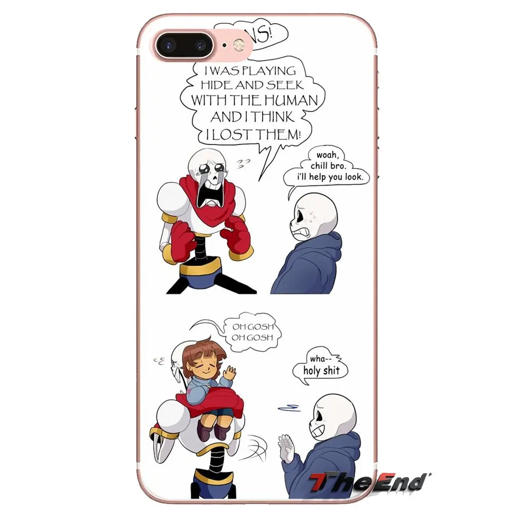 Мягкие прозрачные чехлы Чехлы для iPod Touch Apple iPhone 4 4s 5 5S SE 5C 6 6S 7 8 X XR XS Plus MAX игра Undertale