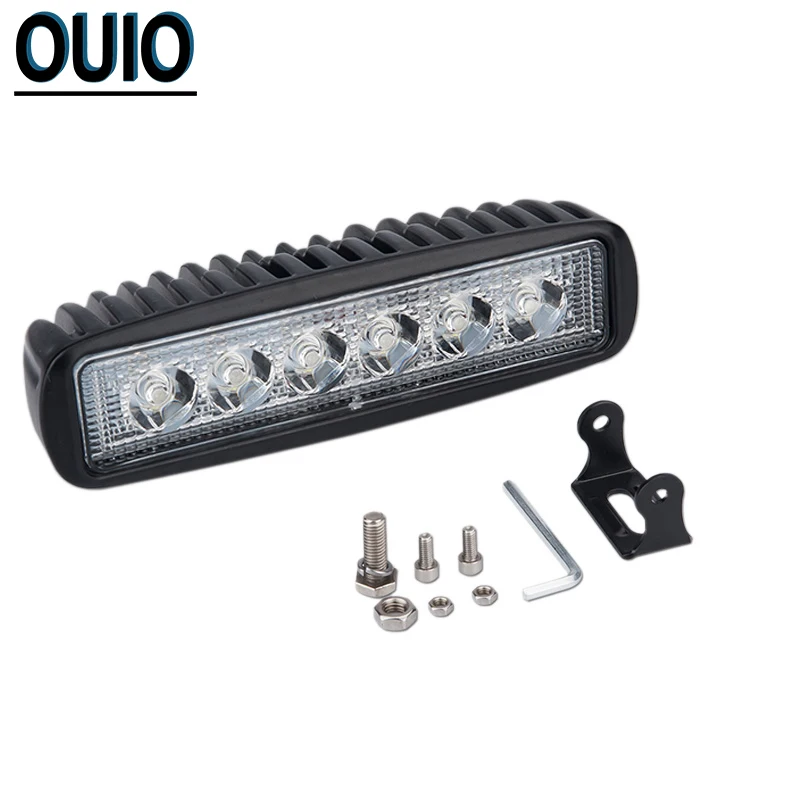 6 дюймов 12V светодиодный рабочий светильник свет бар набор 18 Вт Светодиодный