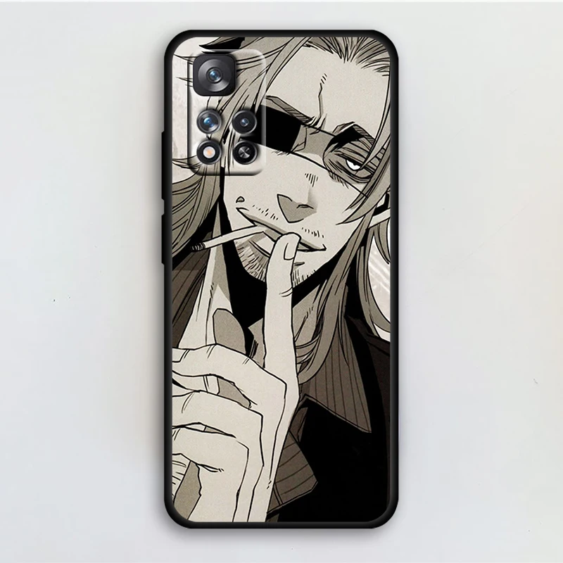 Gangsta Japanese Anime For Redmi 10 8A 9 K40 K30i 9T 10T K30T 9AT 9i 10X GO 7A K20 Silicone Pro Ultra Black Phone Case images - 6