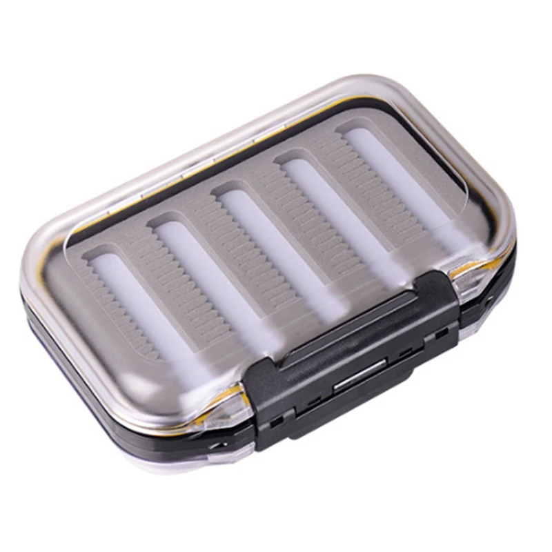 Transparent Double-Sided Fly Box Fishing Double Open Face Gear | Спорт и развлечения