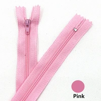 10pcs 4inch 24inch10cm 60cmpink nylon coil zippers for tailor sewing crafts nylon zippers bulk