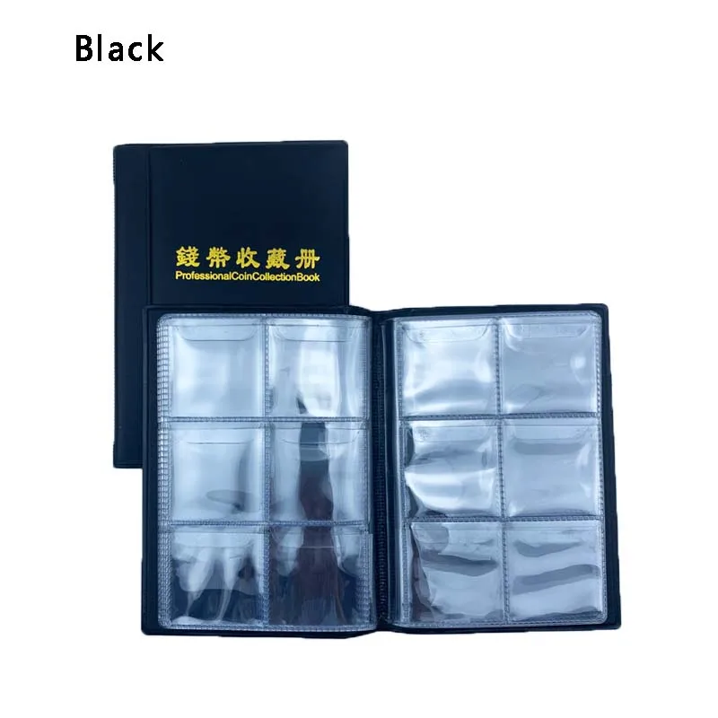 Мини-альбом для коллекции монет диаметром менее 40 мм, 60 ячеек альбом для монет 23 х 27 см
