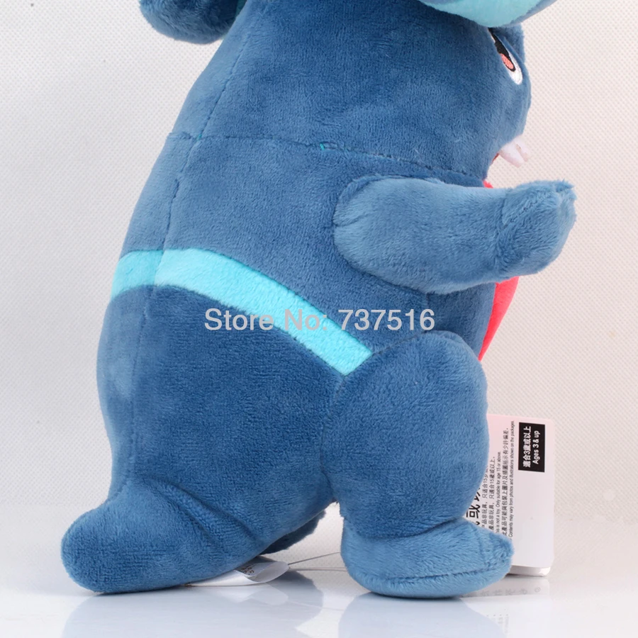 Новая игра Аниме темно-синий маленький плюшевый огромный рот куклы Игрушки