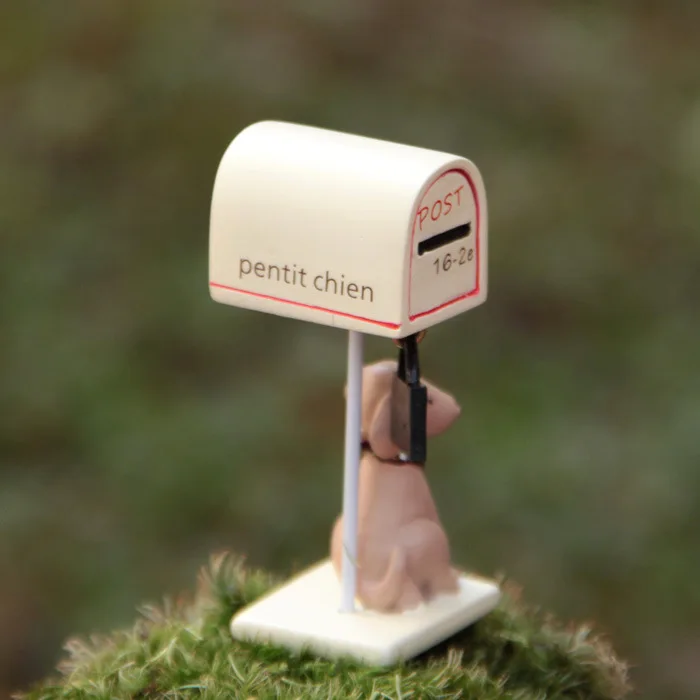 Почтовый ящик для щенков дом садоводства искусственное ландшафтное украшение