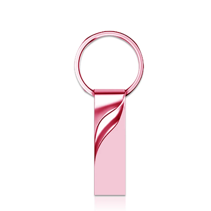 rose red Мини-флеш-накопитель 64 ГБ, высокое качество, USB флеш-накопитель 128 ГБ 32 ГБ 16 ГБ, Портативная память, USB флешка, флеш-накопитель USB 2,0 - Цвет: rose red