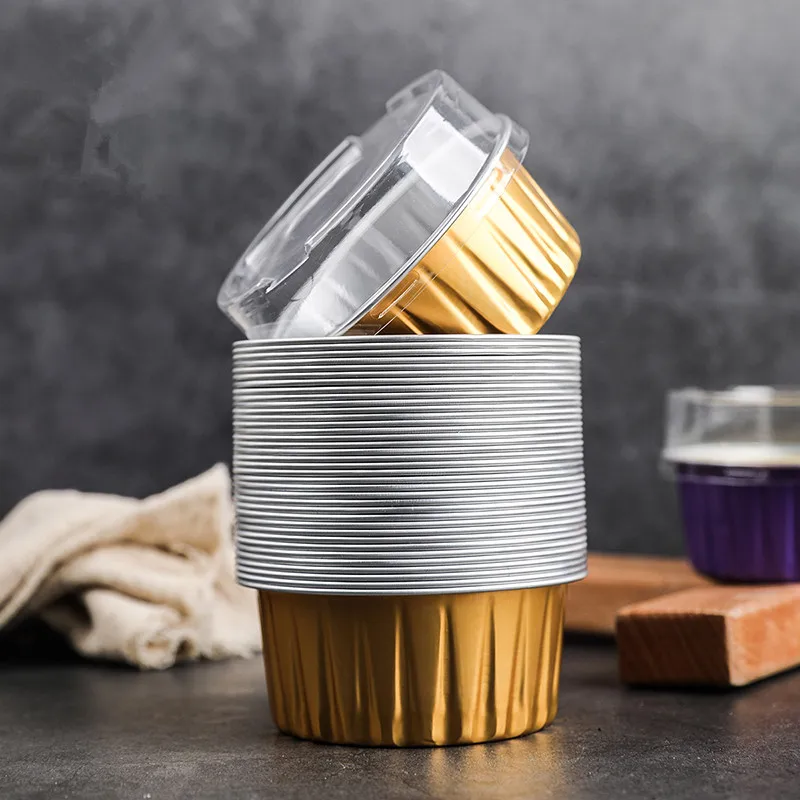 20 шт. Высококачественная алюминиевая фольга чашка для торта креативное