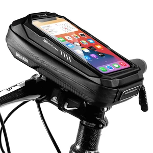 waterproof touch screen bike phone holder 6 7inch anti fall high capacity mobile phone case for iphone 13 12 pro max bicycle bag free global shipping