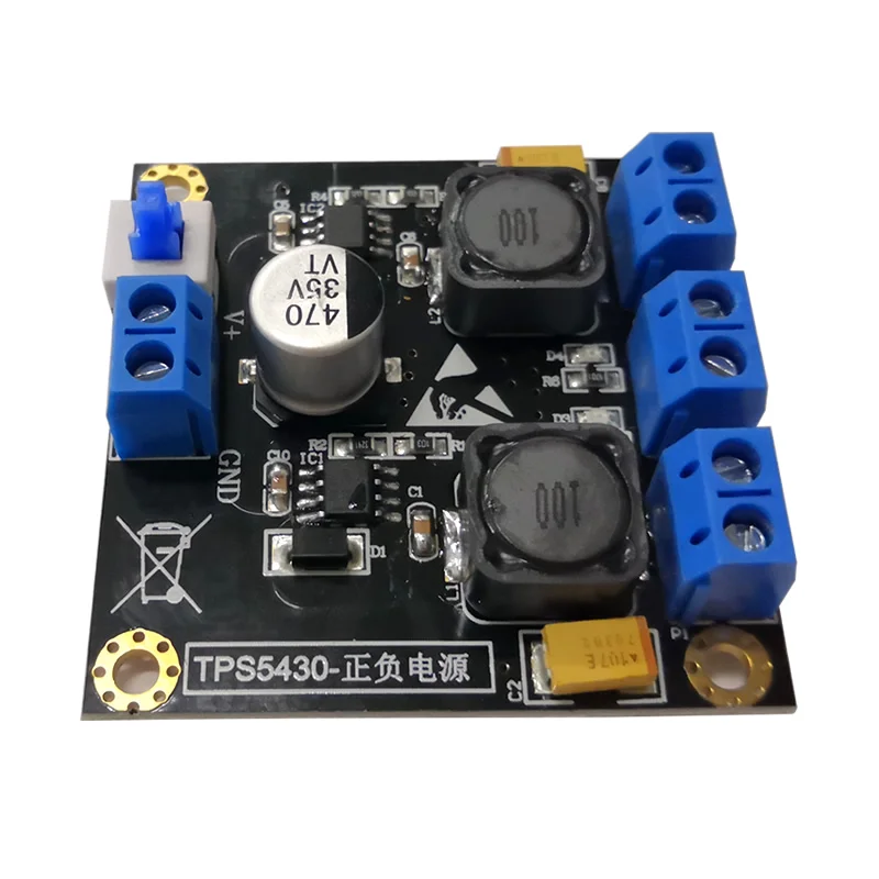 

TPS5430 модуль в положительный-отрицательный источник питания 5V12V15V Стабилизированный импульсный источник питания одна мощность в двойную мощ...