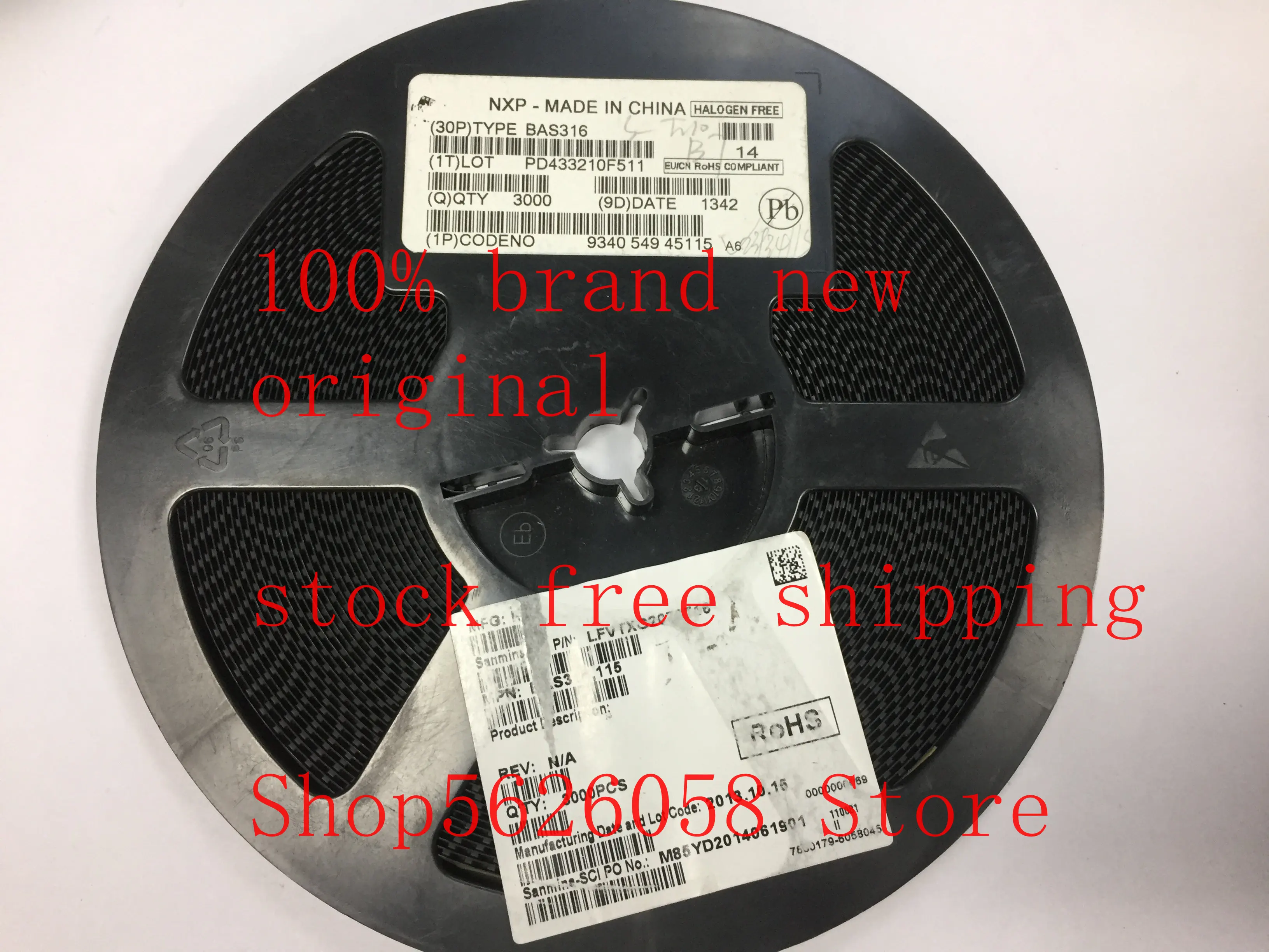 BAS316 SOD-323 100% новый оригинальный Бесплатная доставка 50 шт-3000 шт./лот в наличии |