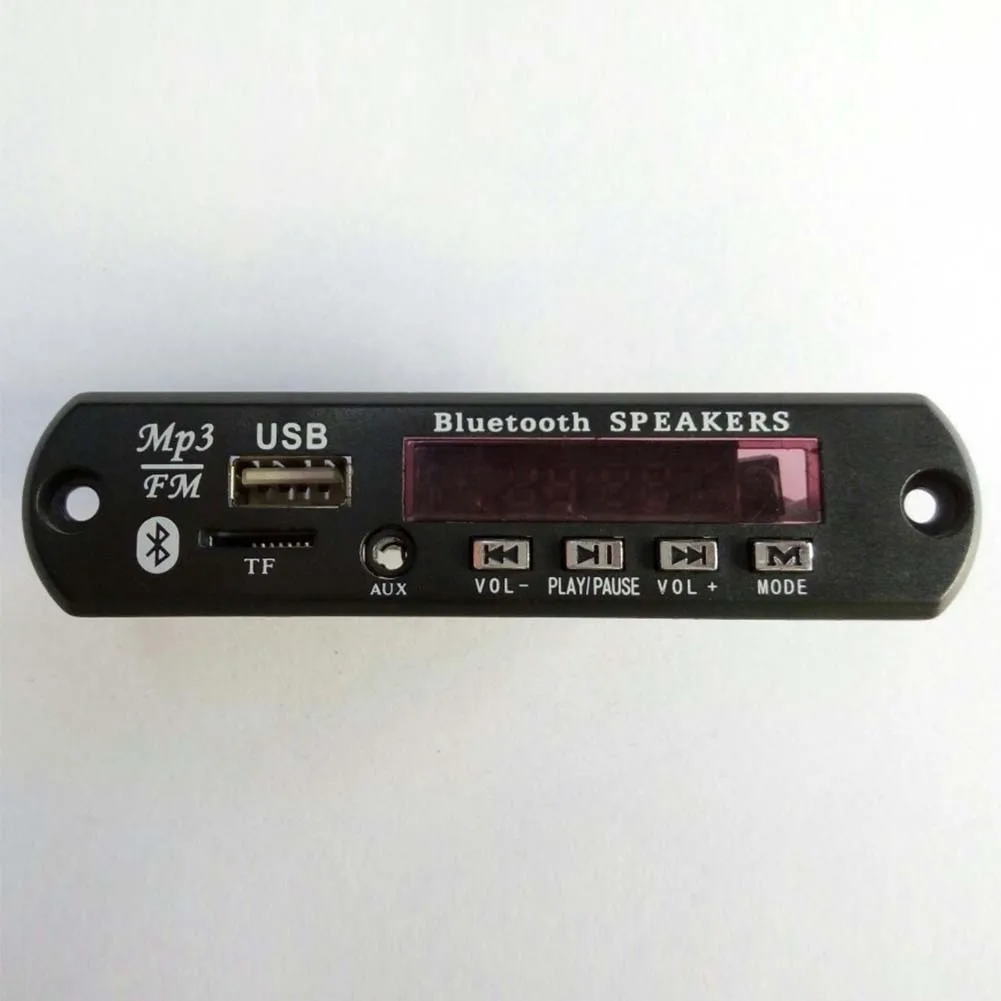 Беспроводной Bluetooth 12 в MP3 WMA декодер плата аудио модуль USB TF радио с дистанционным