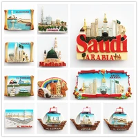 asia saudi arabia tourist souvenir crafts refrigerator magnets fridge magnet tourist souvenirs magnetic stickers