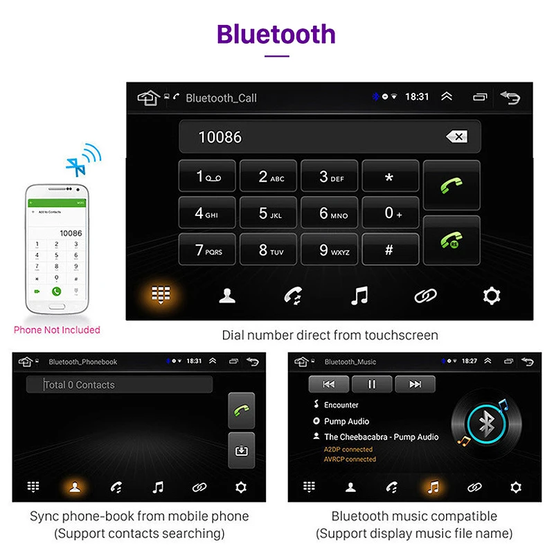 Новый 1 + 16G Android 10 автомобильный радиоприемник мультимедийный плеер для Toyota Prado