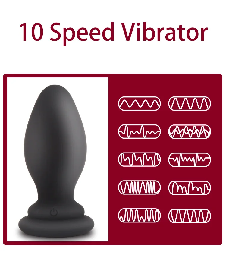 Вибратор 10 скоростной силиконовая Анальная пробка с лисьим хвостом интимные