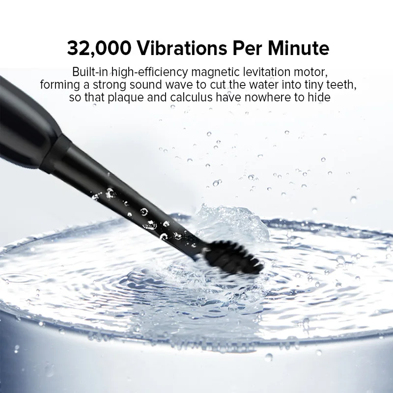 Электрический Зубная щётка Перезаряжаемые 5 режимов Sonic зубная с 4 головки щетки