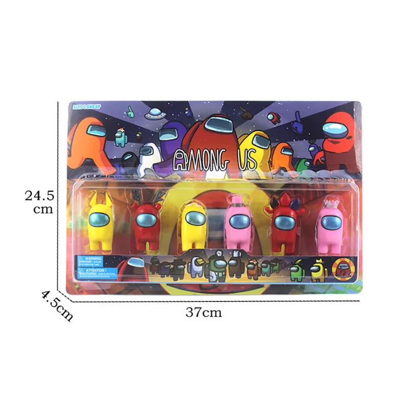 

Hot Game Among Us Mini Doll Desktop Decoration Cute Cartoon Anime Character Hand-Made Toys Hot Sale For Dropshipping