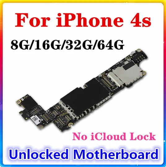 Для iphone 4s материнская плата разблокировка оригинальная icloud Чистая для