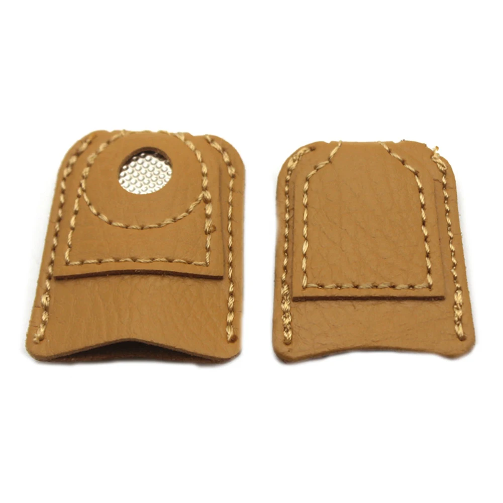 1 шт. кожаный наперсток для монет мягкая рукоделие накладка на палец наконечник