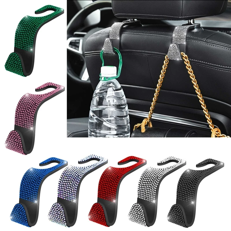 

Универсальные автомобильные крючки для кошельков, сумок, тканевый подголовник для продуктов, автомобильный Органайзер, вешалка для сумок н...