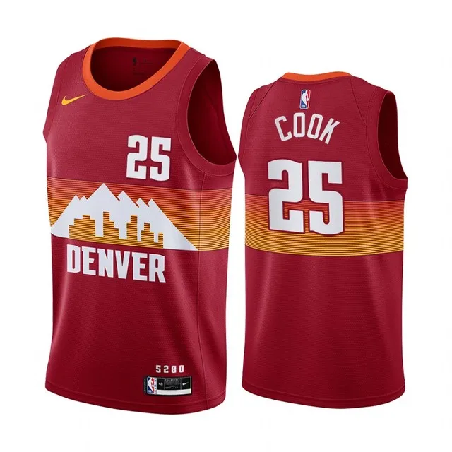 

Men Denver Nuggets #15 Nikola Jokic 27 Jamal Murray 7 Facundo Campazzo social Recap Orange City Edition New Uniform NBA Jersey