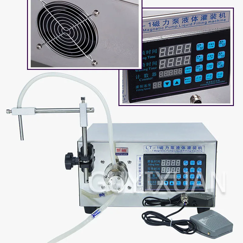 

Commercial magnetic pump filling machine Semi-automatic mineral water beverage dispenser CNC liquid quantitative filling machine