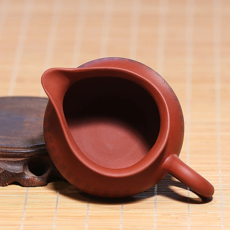 Чайная кружка 200 мл Исин фиолетовая глина ярмарка чашка сердце Сутра