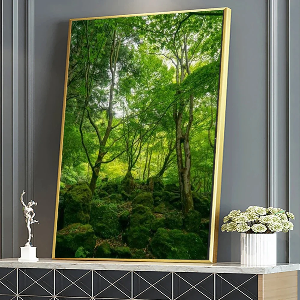 

Современная пейзажная живопись, лесной пейзаж, художественные картины на холсте, постеры для гостиной, коридора, офиса, украшение для дома