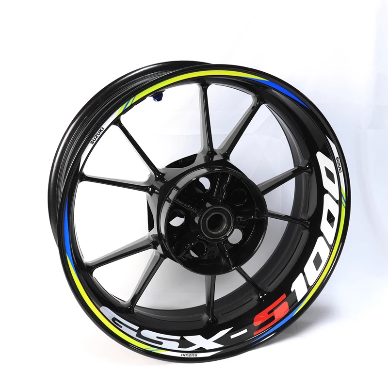 Светоотражающие мотоциклетные наклейки подходят для Suzuki GSX S1000 ступица колеса