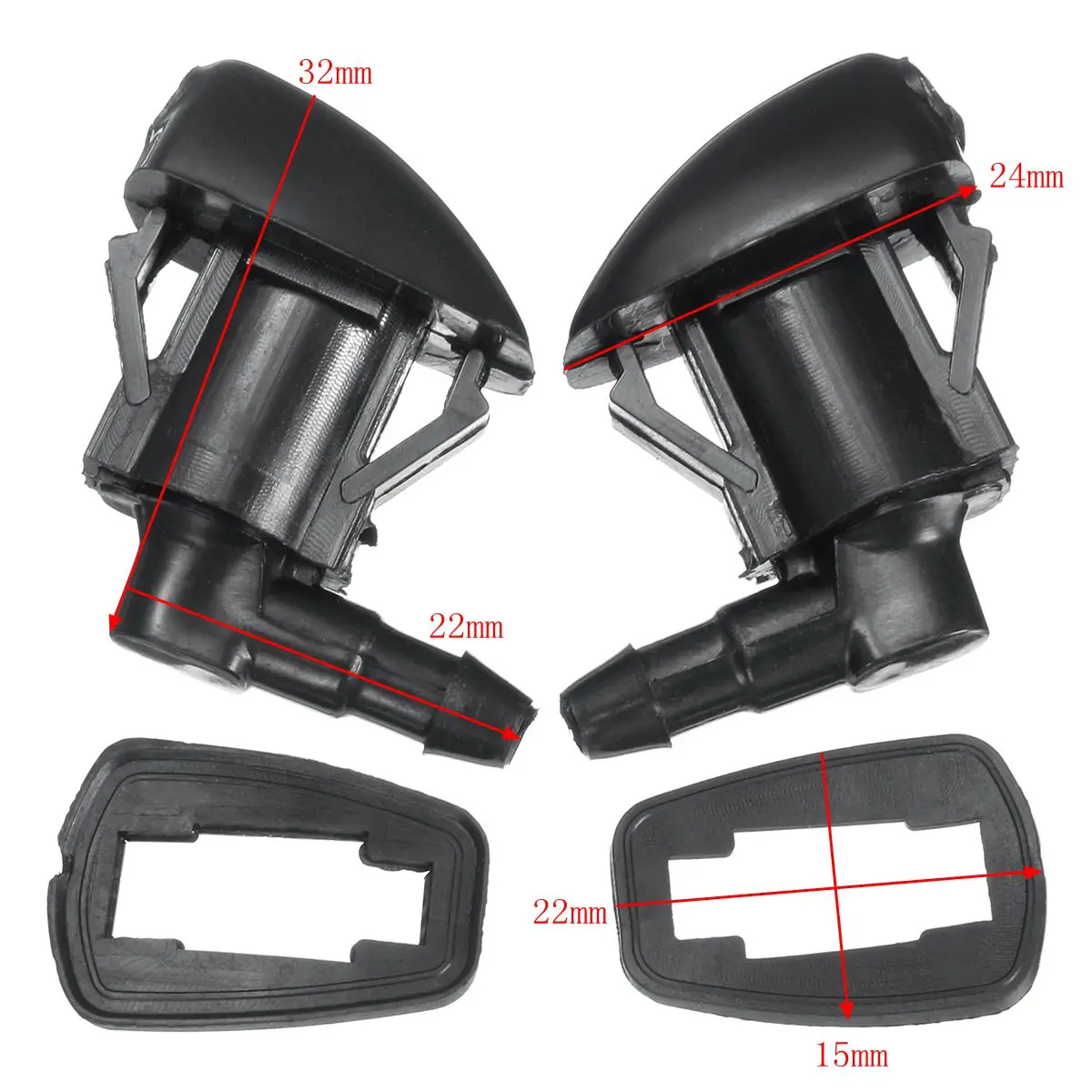 1 пара омывателей и резиновых прокладок которые подходят для Toyota Camry | Автомобили