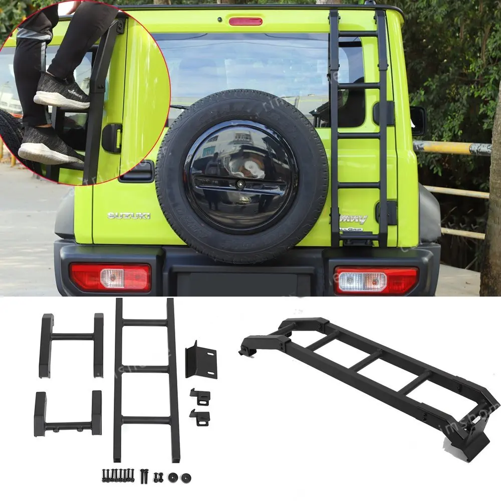 Железная Автомобильная лестница для задней двери подходит Suzuki forJimny 2019 2020 Черная |
