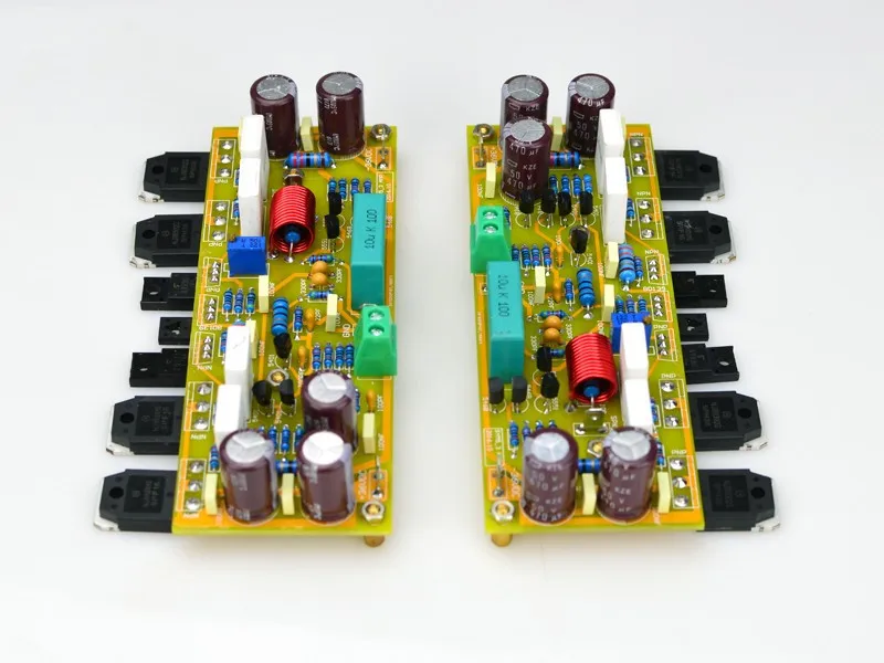 

One Pair hifi Classic Symasym5-3 Discrete Power Amplifier board / Kit / Pcb ON NJW0302/0281