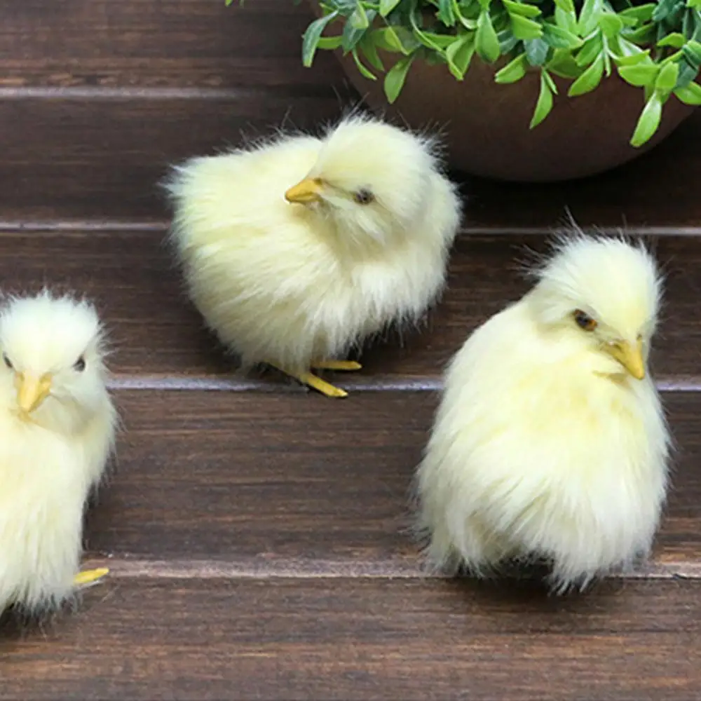 Имитация плюшевый цыпленок игрушка животное кукла Дети обучающая статическая