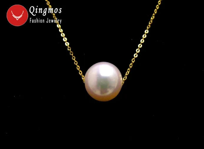 Ожерелье чокер женское из натурального пресноводного белого жемчуга 11 12