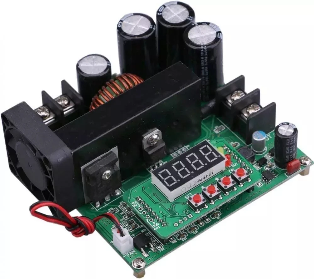 900 Вт Цифровой DC Выход 10 120V 15A повышающий Мощность модуль преобразователь