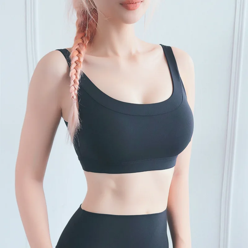 Спортивный пуш-ап бюстгальтер Топ для женщин с открытой спиной фитнес u-образный
